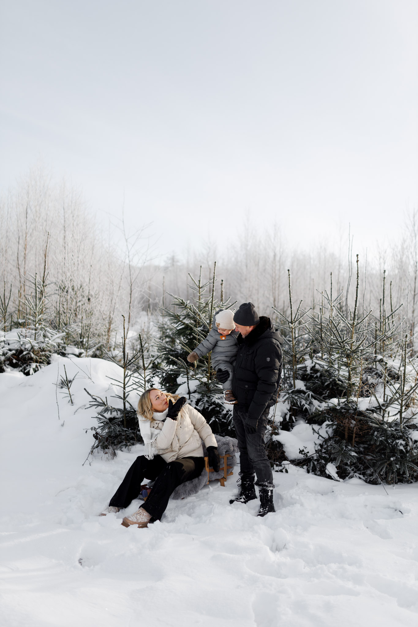 Familie Winterzeit