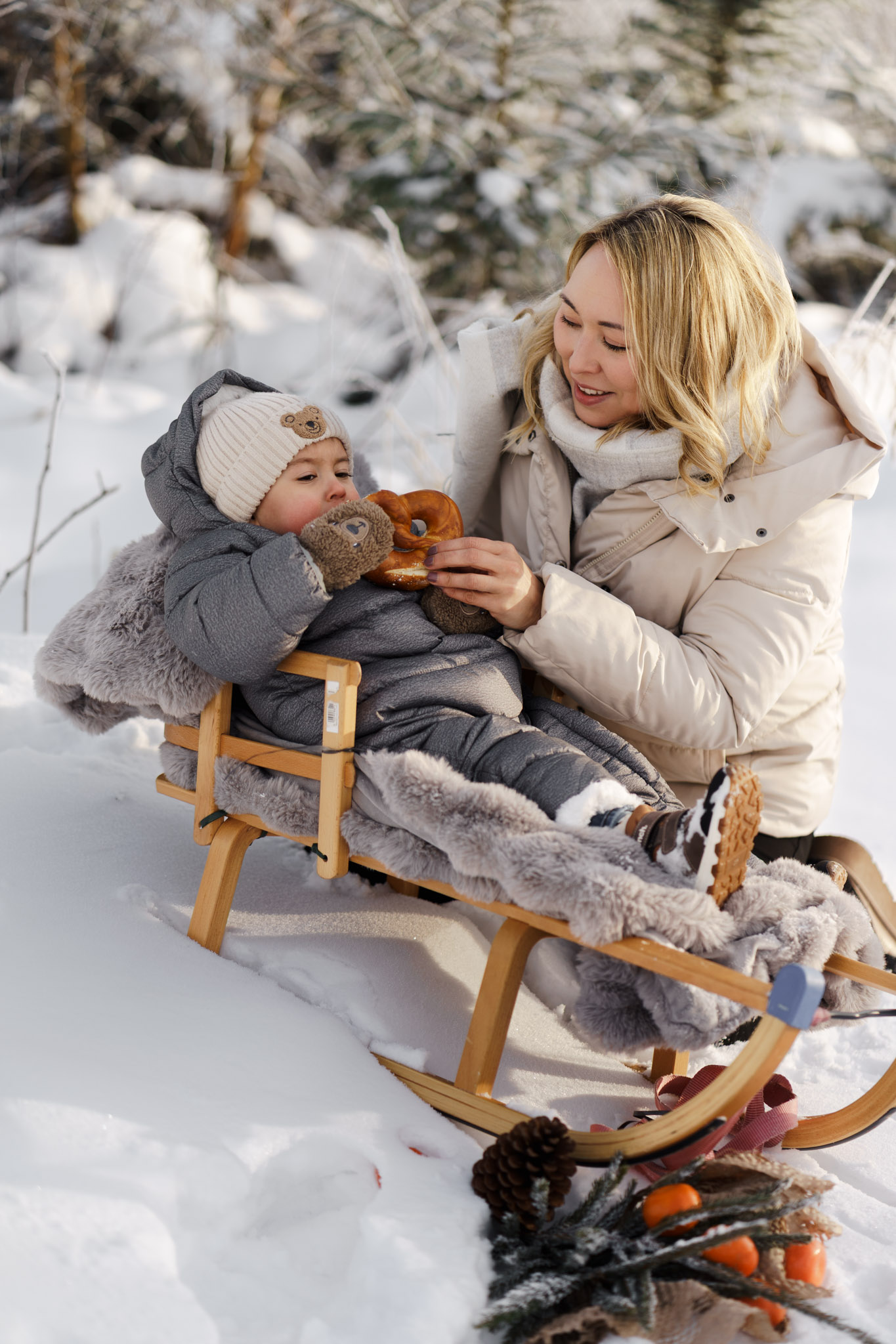 Familie Winterzeit